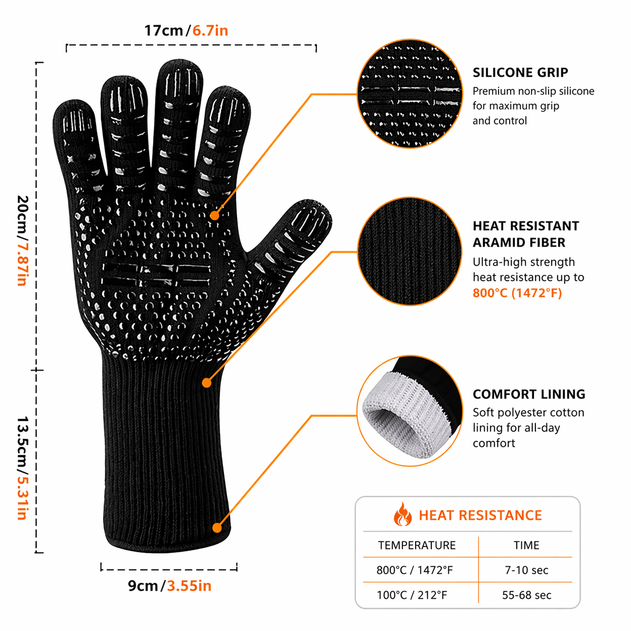 Velor HeatShield Pro™ Gloves